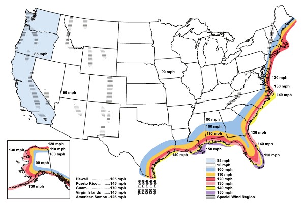 United States Wind Chart