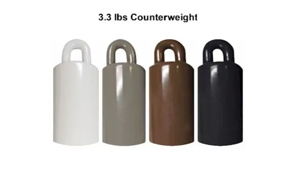 3.3 lbs Sliver Counterweight