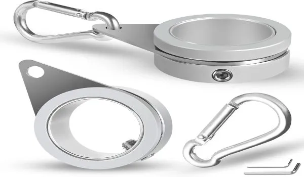 1 inch Flagpole Aluminum Anti Wrap Ring Set