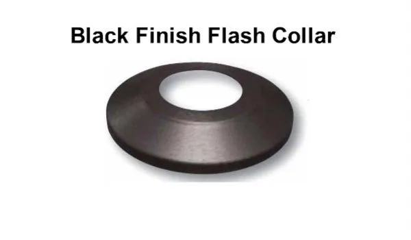 Black Flash Collar - 12 by 3.5 inches