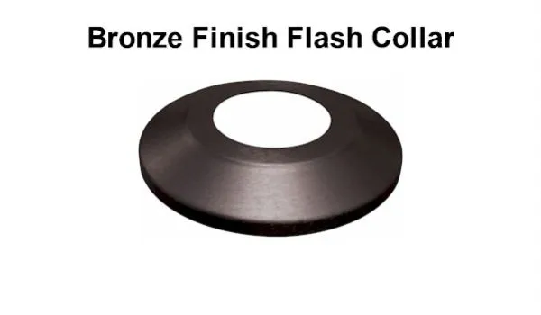 Bronze 12 by 2.5 inch Flash Collar
