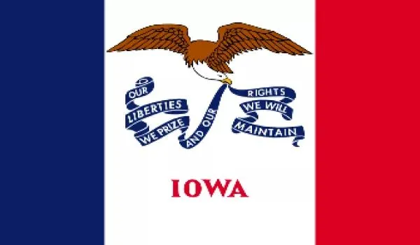 Iowa Flag Made In USA