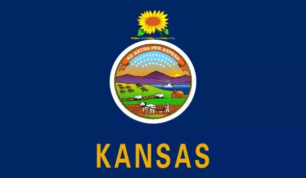 2x3 Kansas Nylon Flag