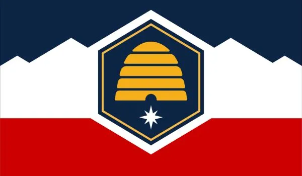 2x3 Utah Nylon Flag