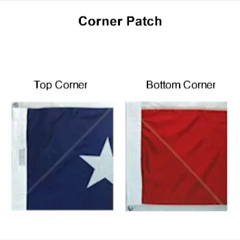 30x60 Flag Corner Patches