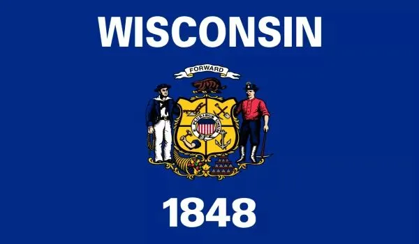 2x3 Wisconsin Nylon Flag